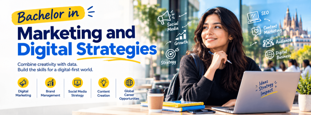 LearnKey Bachelor in Marketing and Digital Strategies course artwork