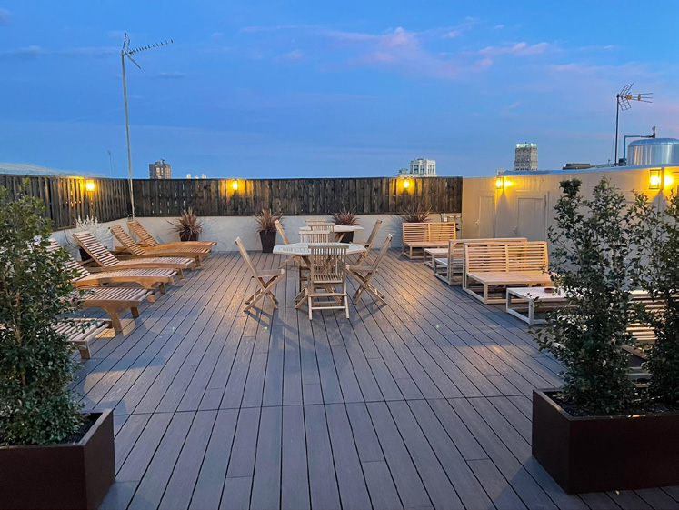 Study & social spaces - terrace